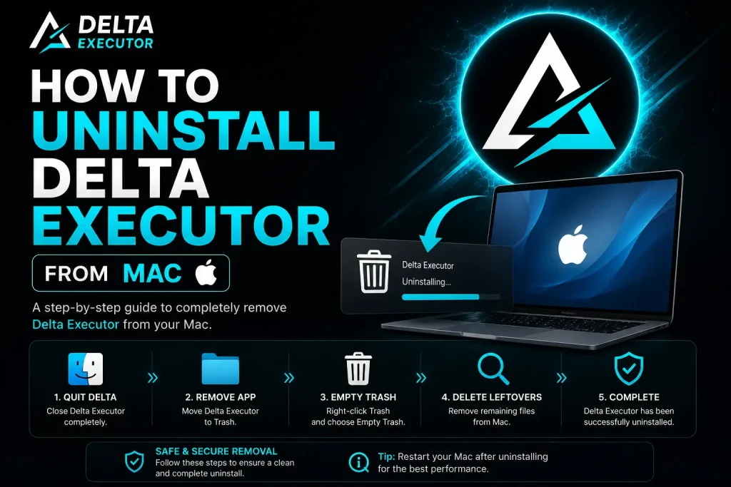 Delta Executor for Mac 3 How to Uninstall Delta Executor from Mac